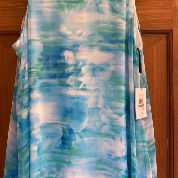 Calvin Klein floral tie dye swing dress - Picture 3 of 4